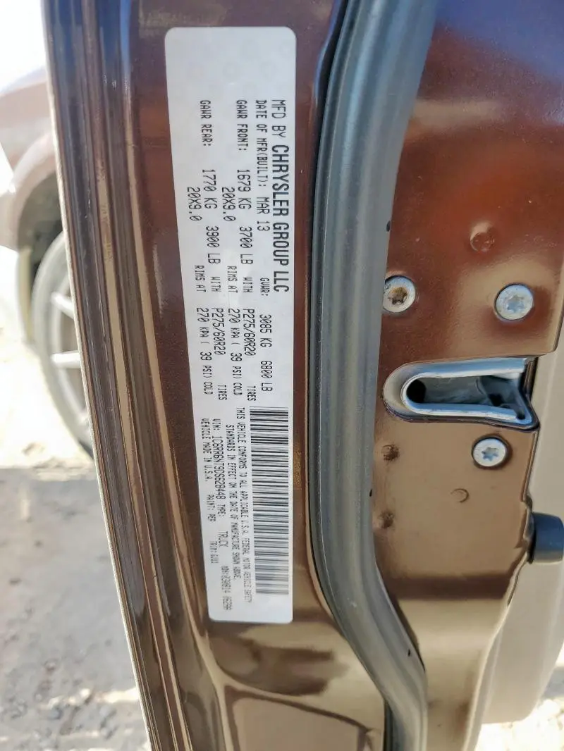 2013 RAM 1500 LARAMIE  