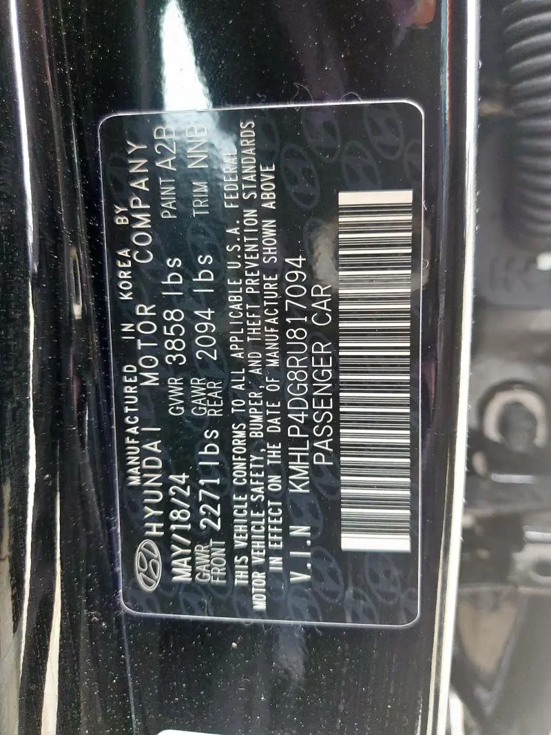 2024 HYUNDAI ELANTRA LIMITED  