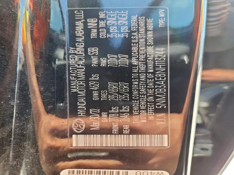 2022 HYUNDAI TUCSON SEL  