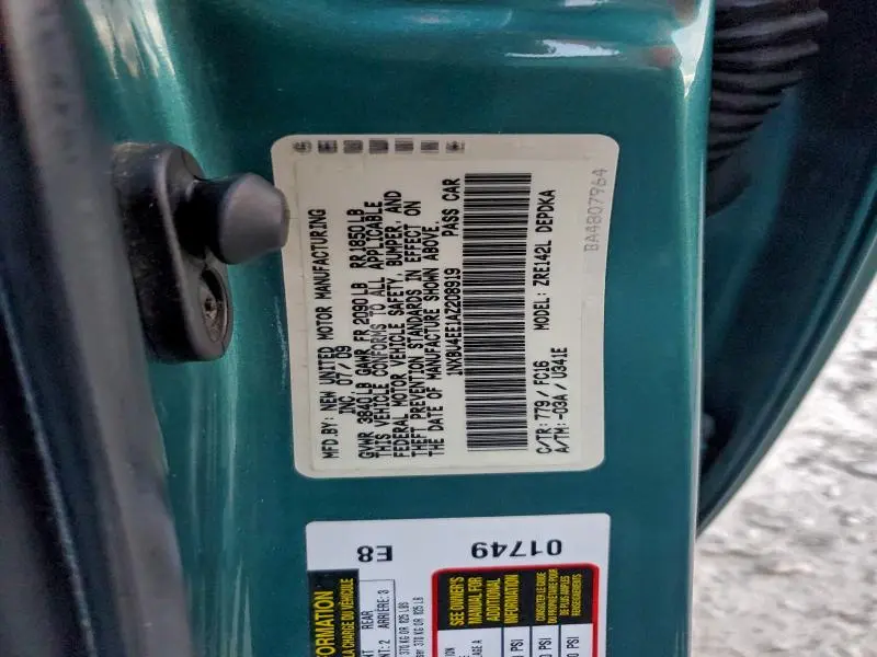 2010 TOYOTA COROLLA LE  