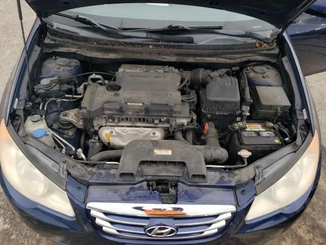 2010 HYUNDAI ELANTRA BLUE  