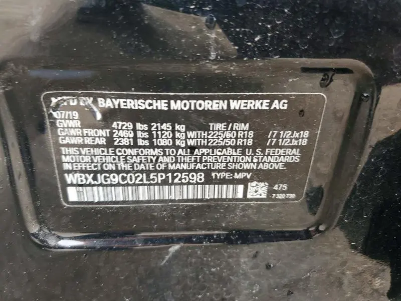2020 BMW X1 XDRIVE28I  