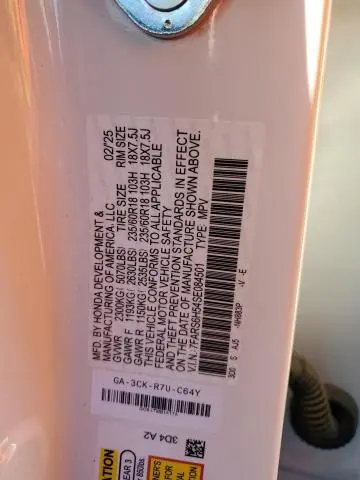 2025 HONDA CR-V SPORT  