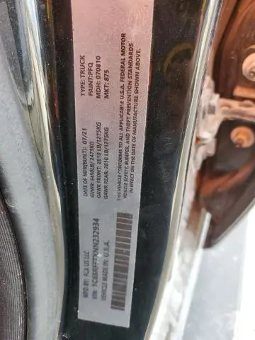 2021 RAM 1500 BIG HORN/LONE STAR  