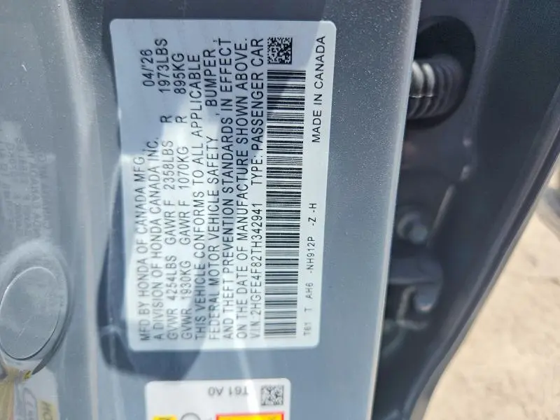 2026 HONDA CIVIC SPORT  