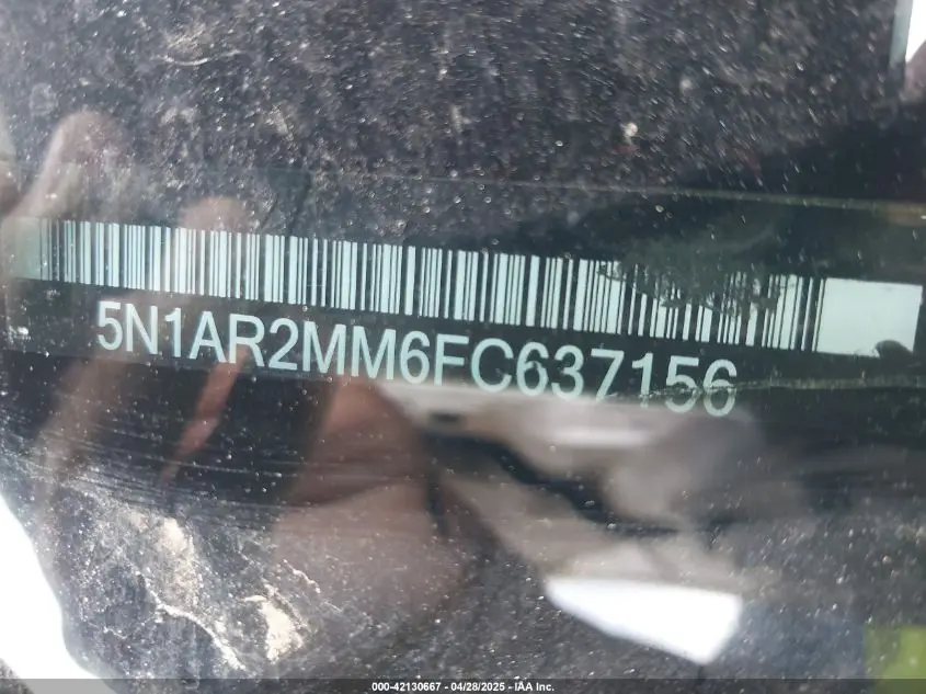 2015 NISSAN PATHFINDER PLATINUM/S/SL/SV