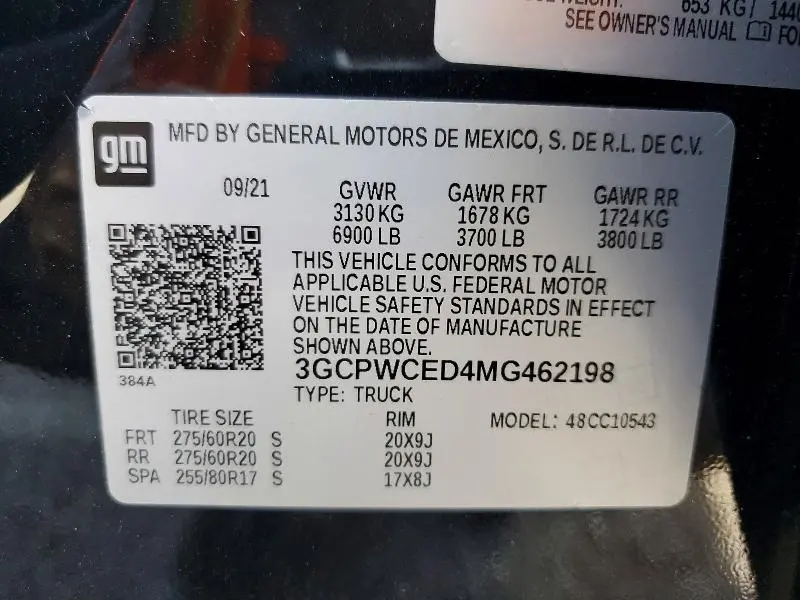 2021 CHEVROLET SILVERADO C1500 LT  