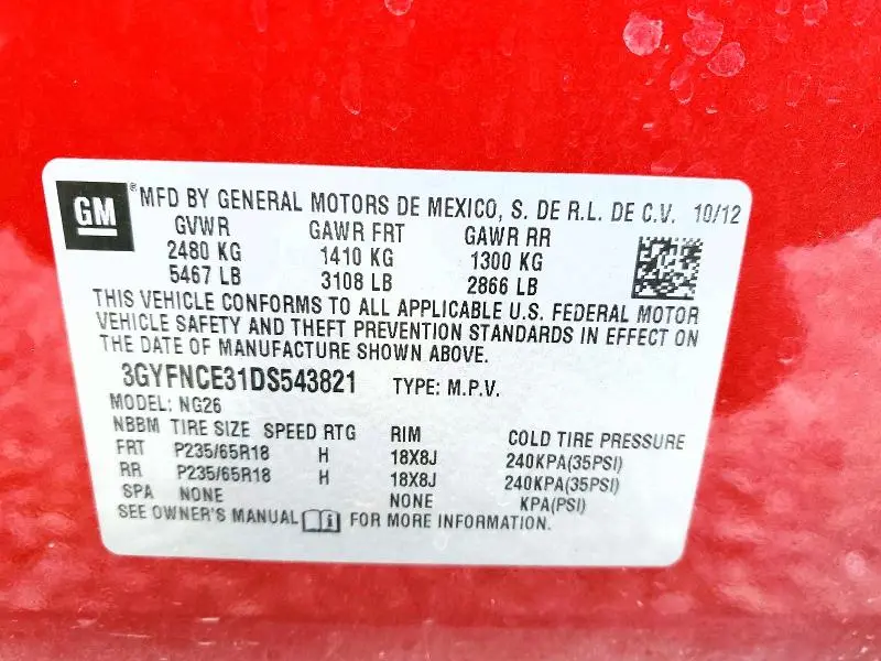 2013 CADILLAC SRX LUXURY COLLECTION  