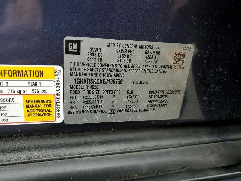 2014 GMC ACADIA SLT-2  