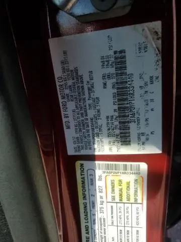 2017 FORD FUSION SPORT  