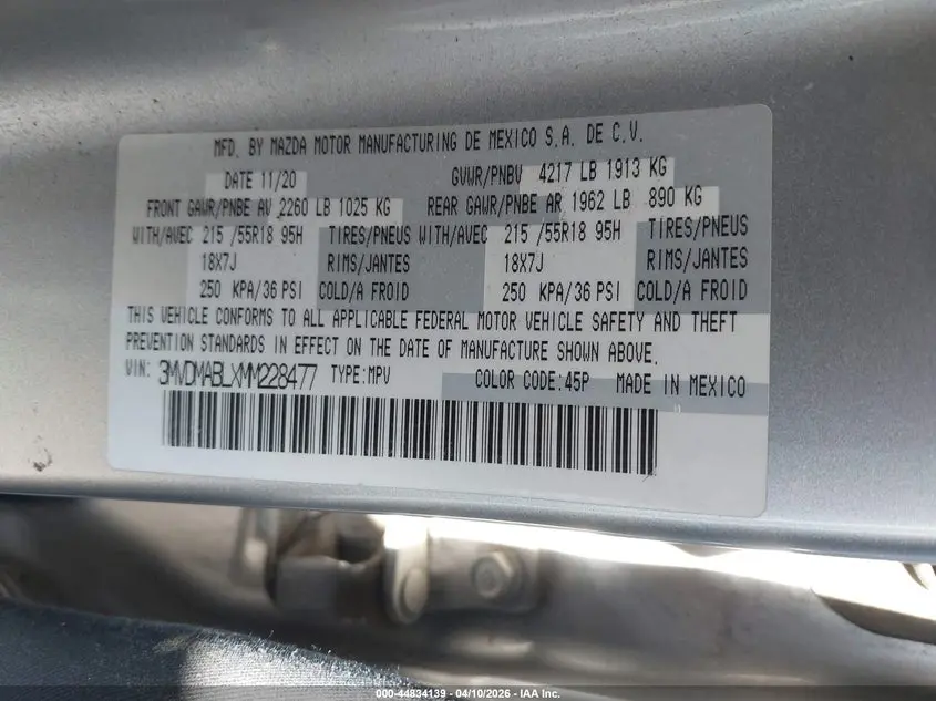 2021 MAZDA CX-30 SELECT