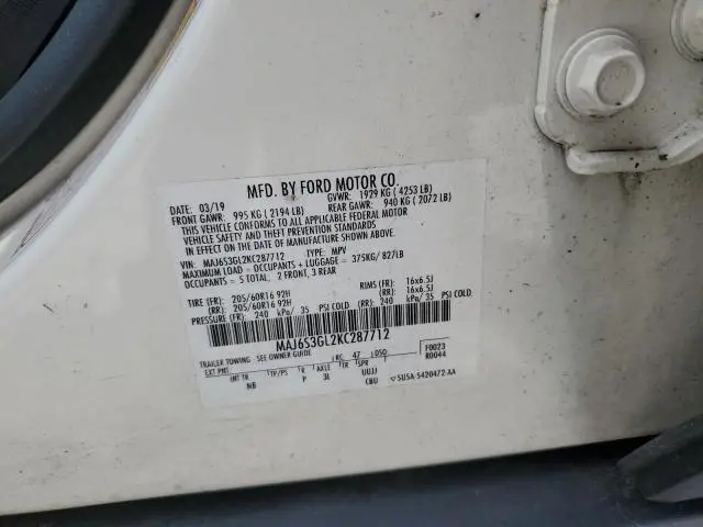 2019 FORD ECOSPORT SE  