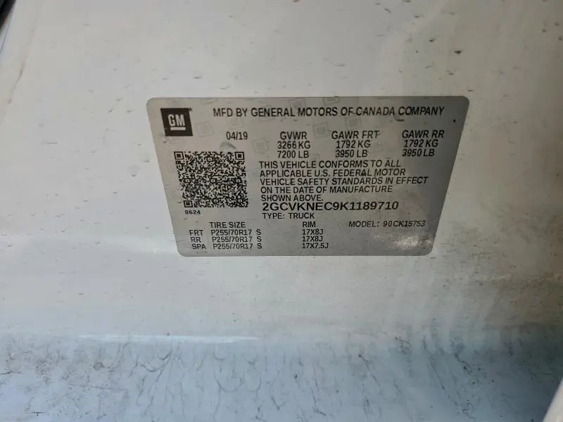 2019 CHEVROLET SILVERADO LD K1500 BASE/LS  