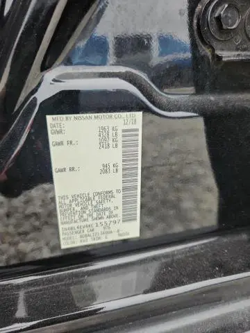 2019 NISSAN ALTIMA SL  