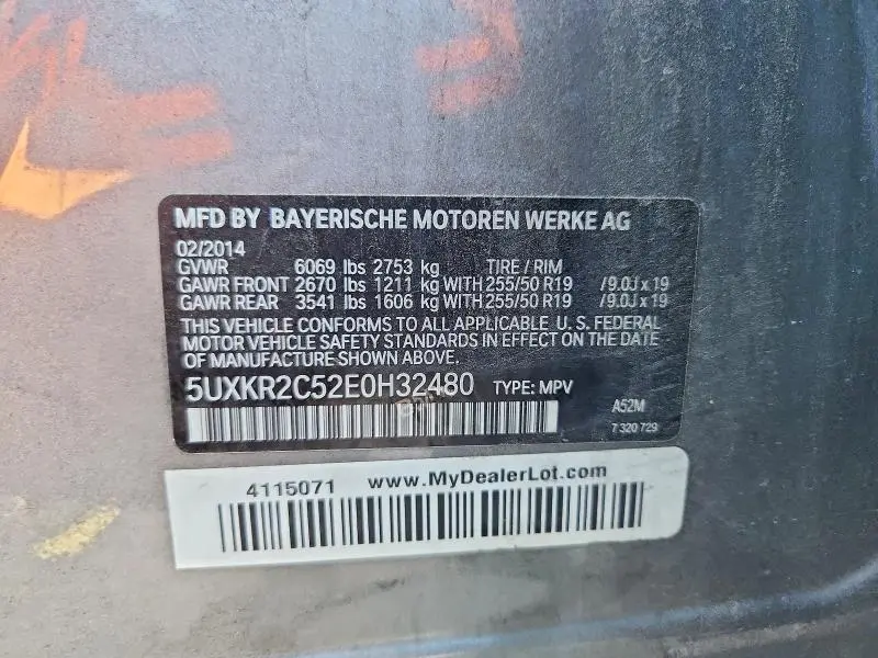 2014 BMW X5 SDRIVE35I  