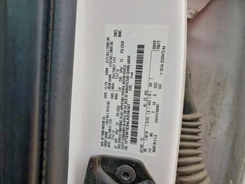 2020 FORD F150 XLT 4WD 5.0L V8 FFV CREW CAB