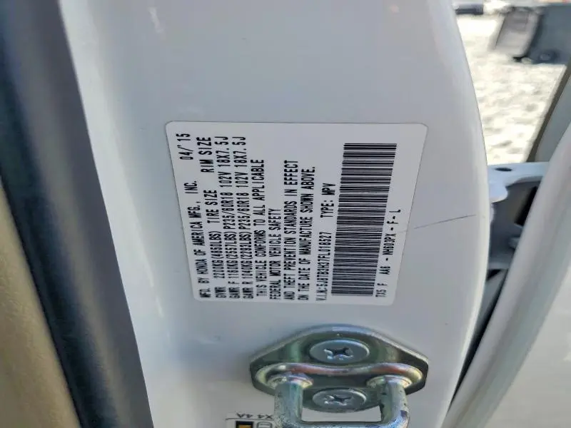 2015 ACURA RDX   