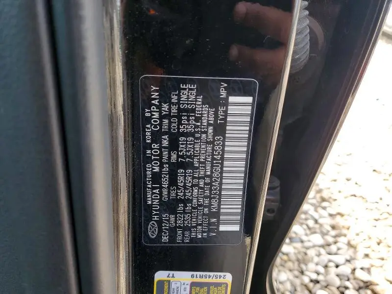 2016 HYUNDAI TUCSON LIMITED  