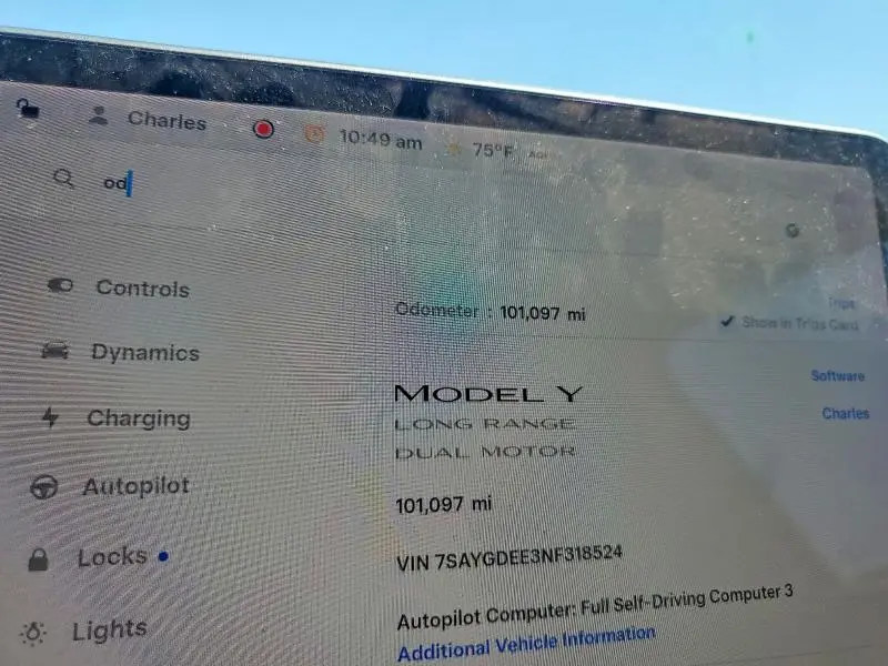 2022 TESLA MODEL Y   