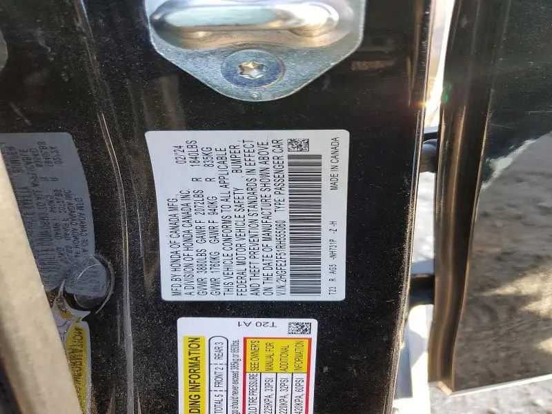 2024 HONDA CIVIC SPORT  