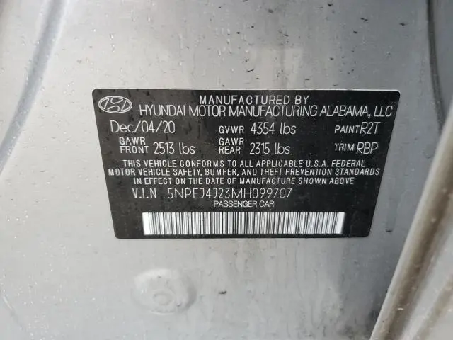 2021 HYUNDAI SONATA SEL PLUS  