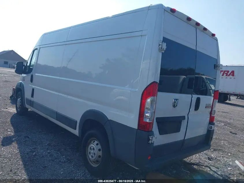 2017 RAM PROMASTER 2500 HIGH ROOF 159 WB