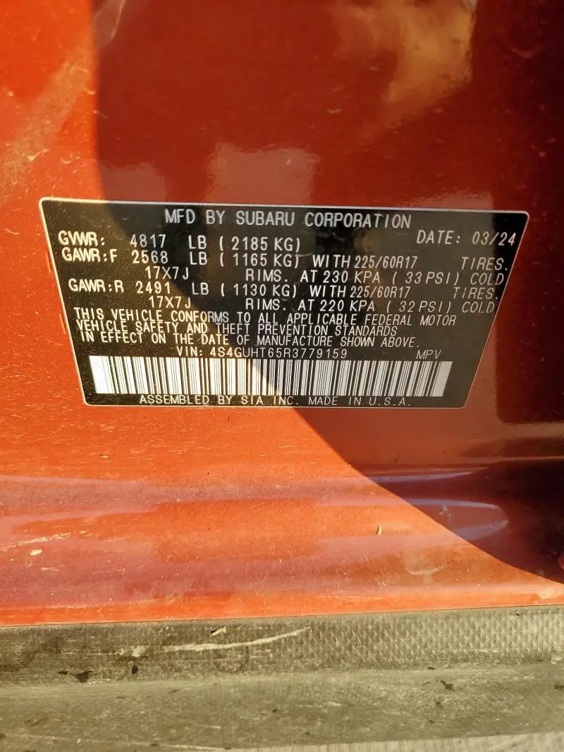 2024 SUBARU CROSSTREK WILDERNESS  