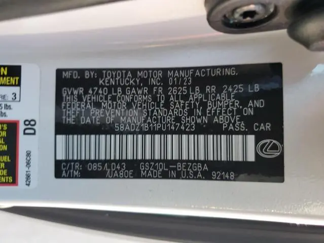 2023 LEXUS ES 350 BASE  