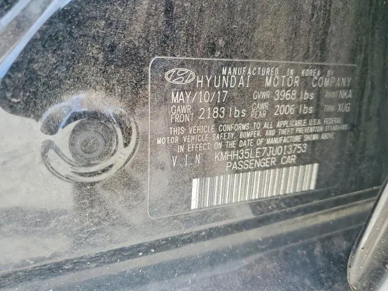 2018 HYUNDAI ELANTRA GT BASE  