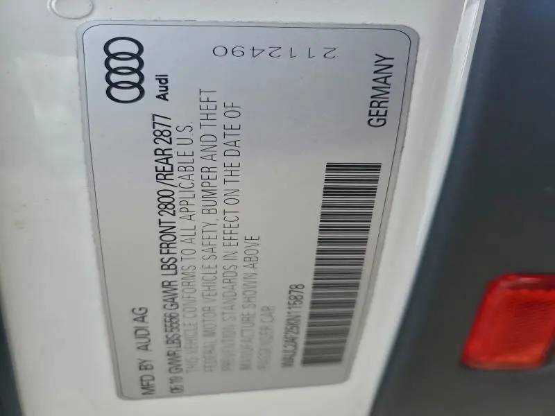 2019 AUDI A6 PREMIUM PLUS  