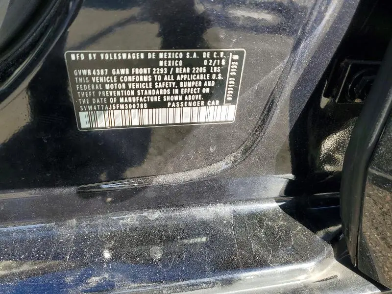 2015 VOLKSWAGEN JETTA GLI  