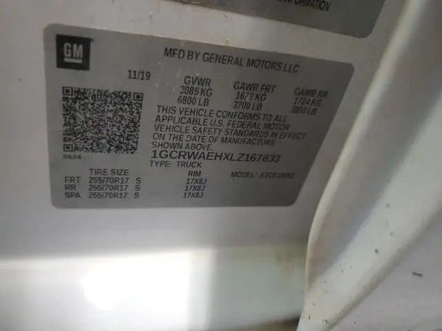 2020 CHEVROLET SILVERADO C1500  