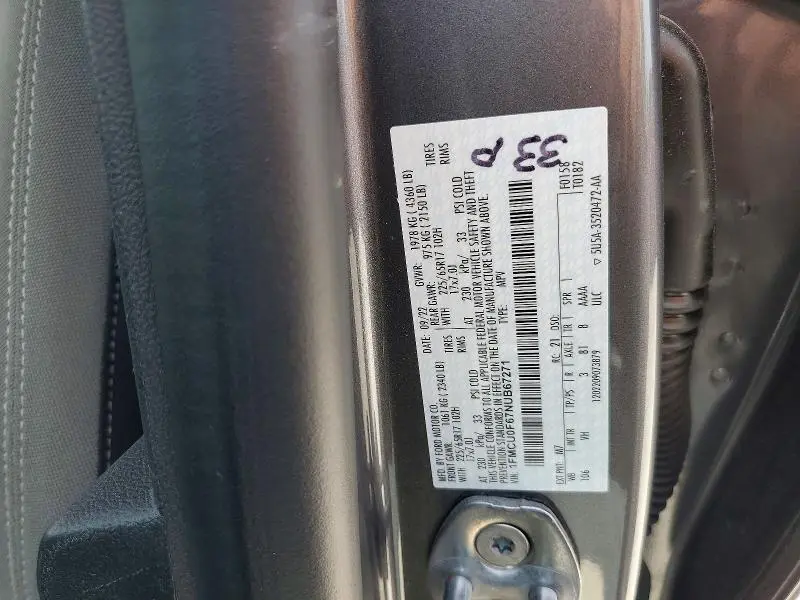 2022 FORD ESCAPE SEL  