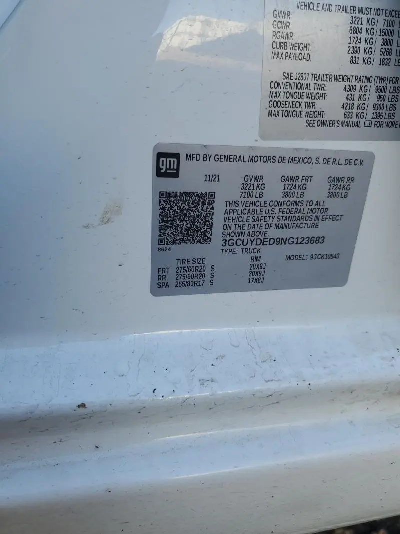 2022 CHEVROLET SILVERADO LTD K1500 LT  