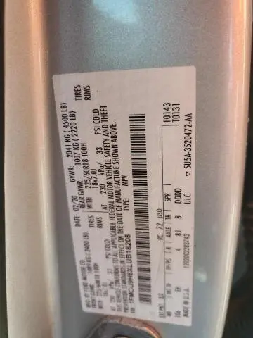 2020 FORD ESCAPE SEL  