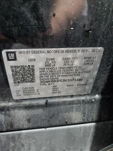 2019 CHEVROLET BLAZER PREMIER  