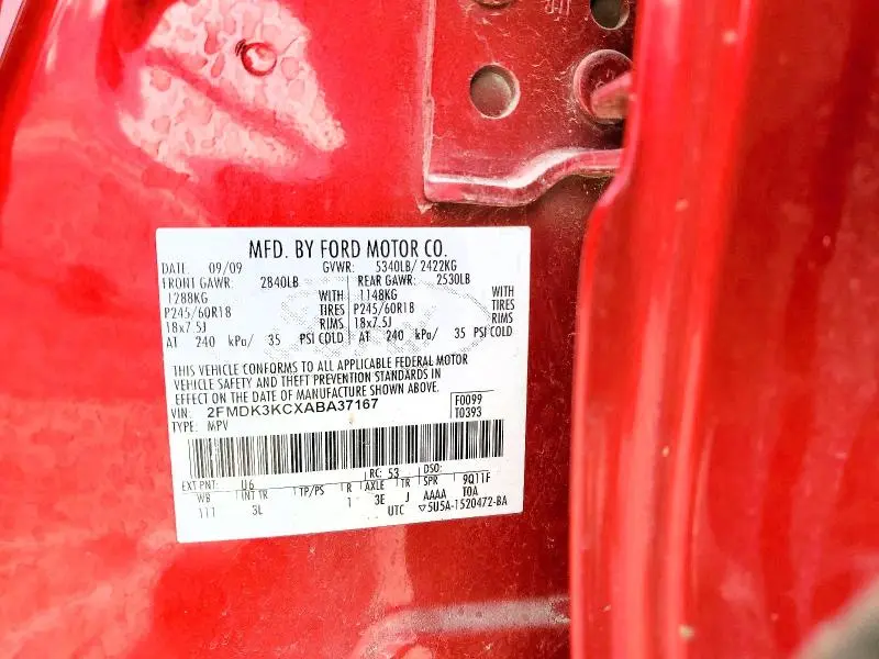 2010 FORD EDGE LIMITED  