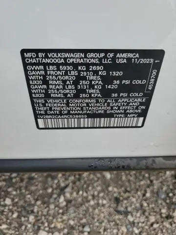 2024 VOLKSWAGEN ATLAS SEL  