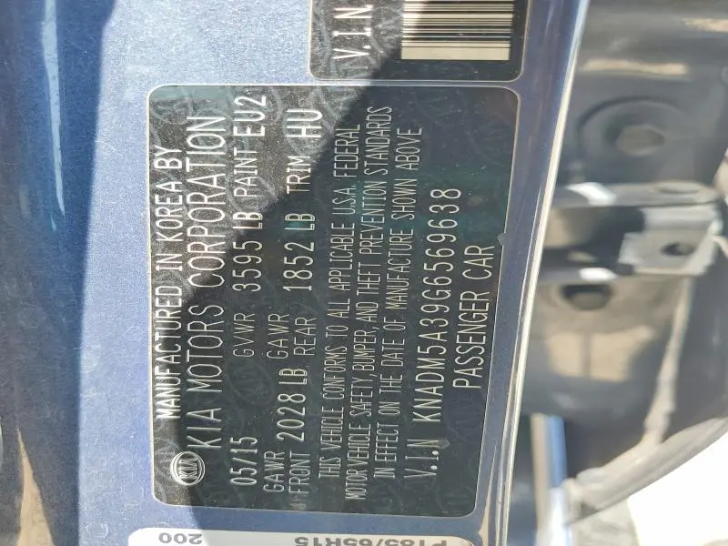 2016 KIA RIO LX  