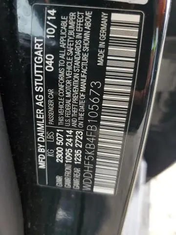 2015 MERCEDES-BENZ E 350  