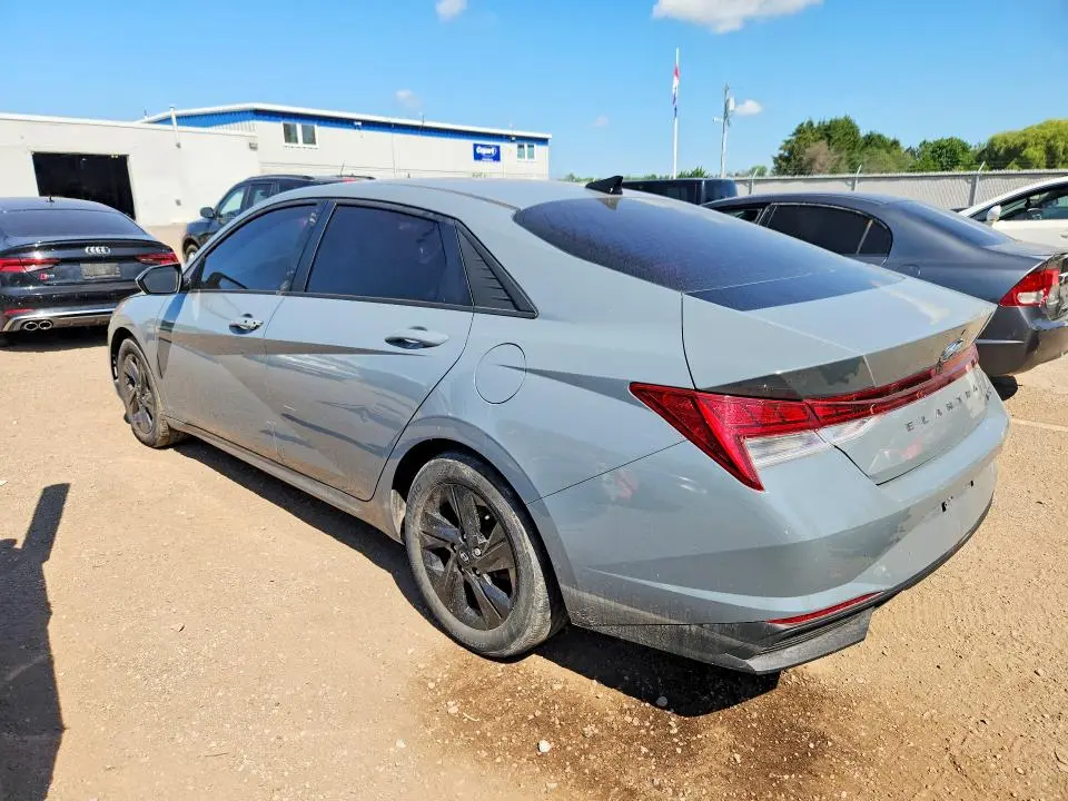 2022 HYUNDAI ELANTRA BLUE  