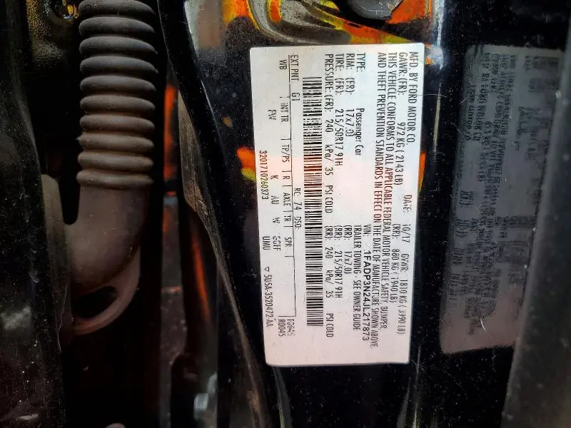 2018 FORD FOCUS TITANIUM  