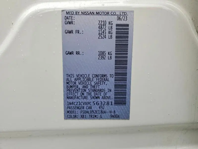 2023 NISSAN LEAF SV PLUS  