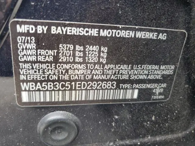 2014 BMW 535 XI  