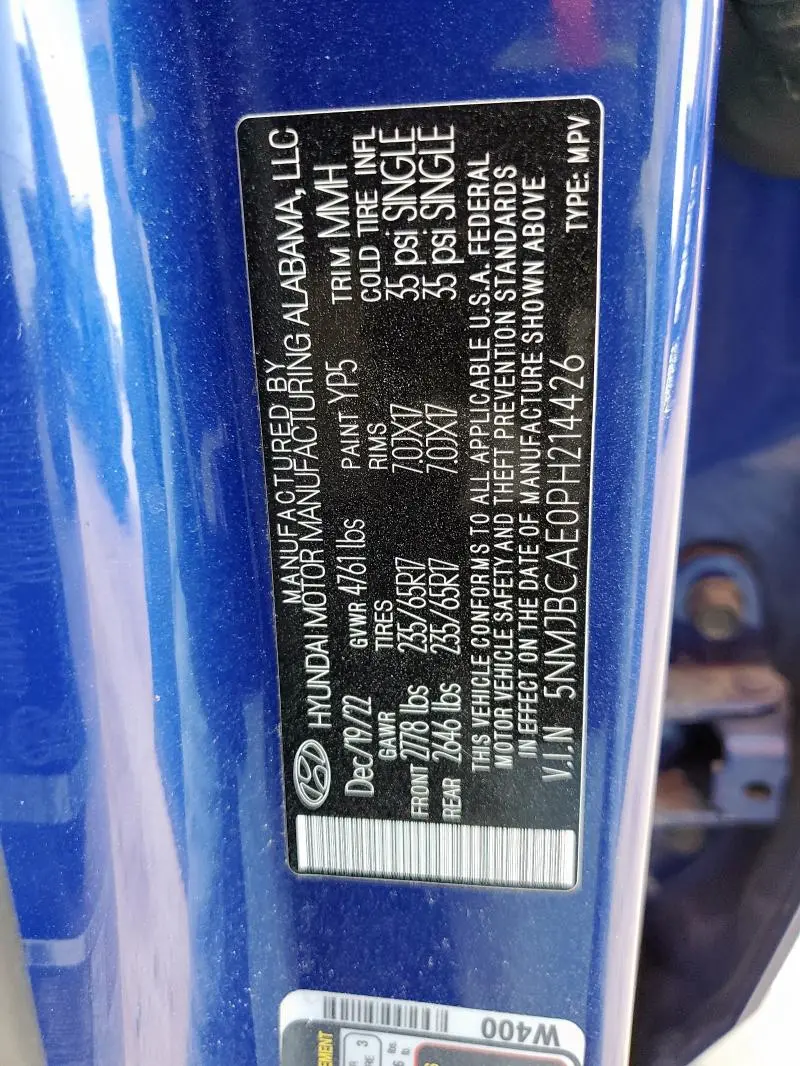 2023 HYUNDAI TUCSON SEL  