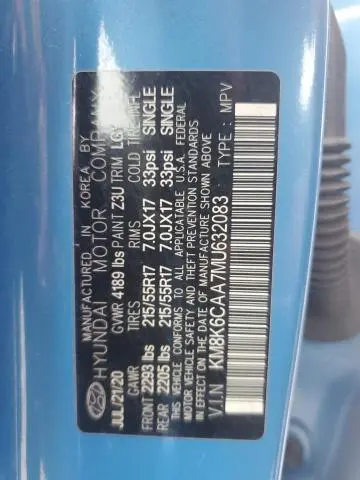 2021 HYUNDAI KONA SEL PLUS  