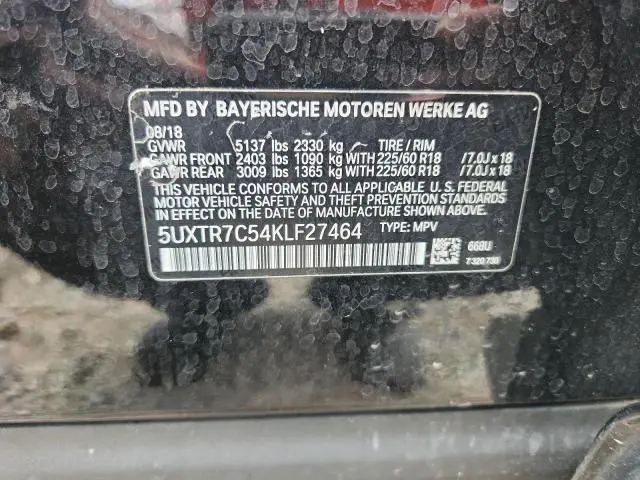 2019 BMW X3 SDRIVE30I  