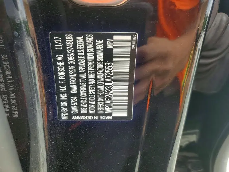 2018 PORSCHE CAYENNE SE HYBRID PLATINUM  
