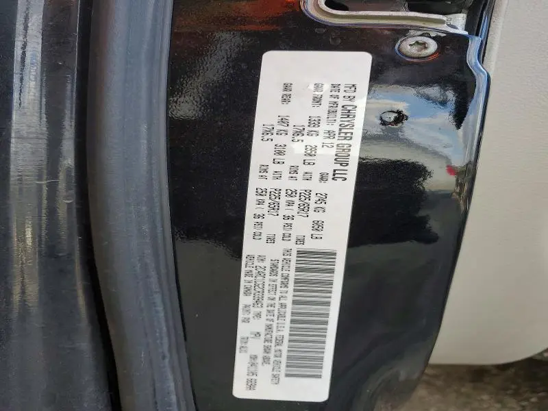 2012 CHRYSLER TOWN & COUNTRY TOURING L  