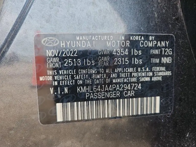 2023 HYUNDAI SONATA SEL  
